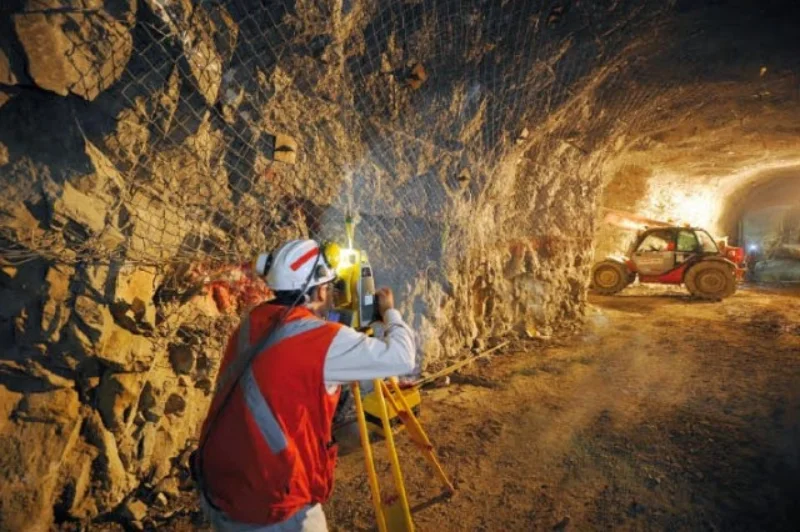 Levantamento topográfico na mineração