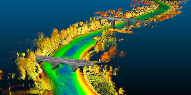 Levantamento via lidar