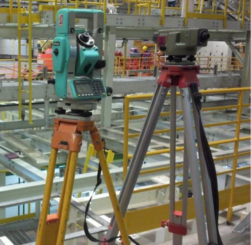 Imagem ilustrativa de Topografia para montagem industrial